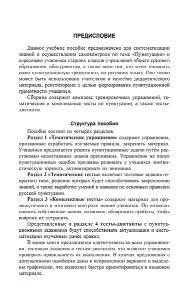 Русский язык. Пунктуация:упражнения и тесты