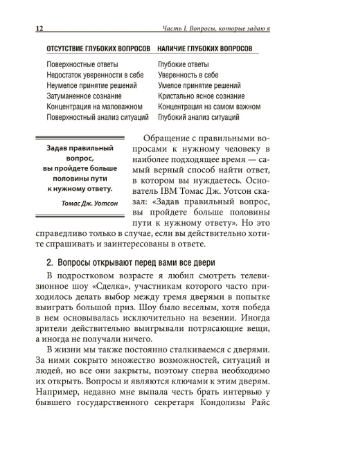 Хорошие лидеры задают правильные вопросы
