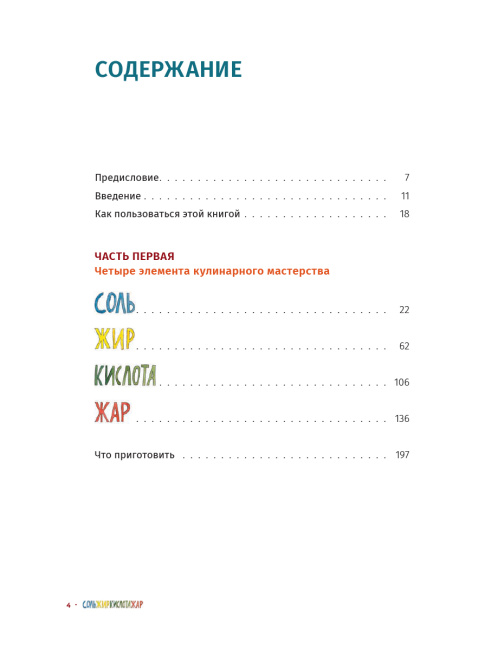 Соль, жир, кислота, жар. Главные элементы хорошей кухни