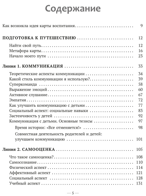 Карта воспитания счастливых детей