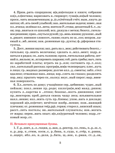 Русский язык. Тренажер по орфографии и пунктуации. 7 класс