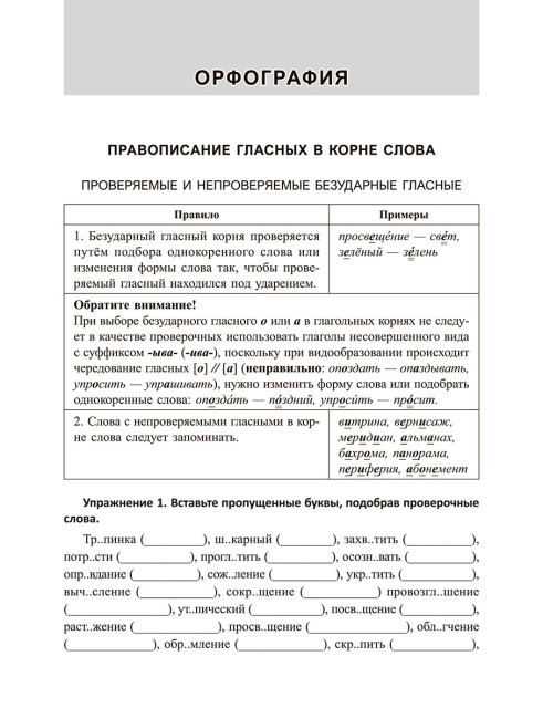 Русский язык: экспресс-курс по орфографии и пунктуации